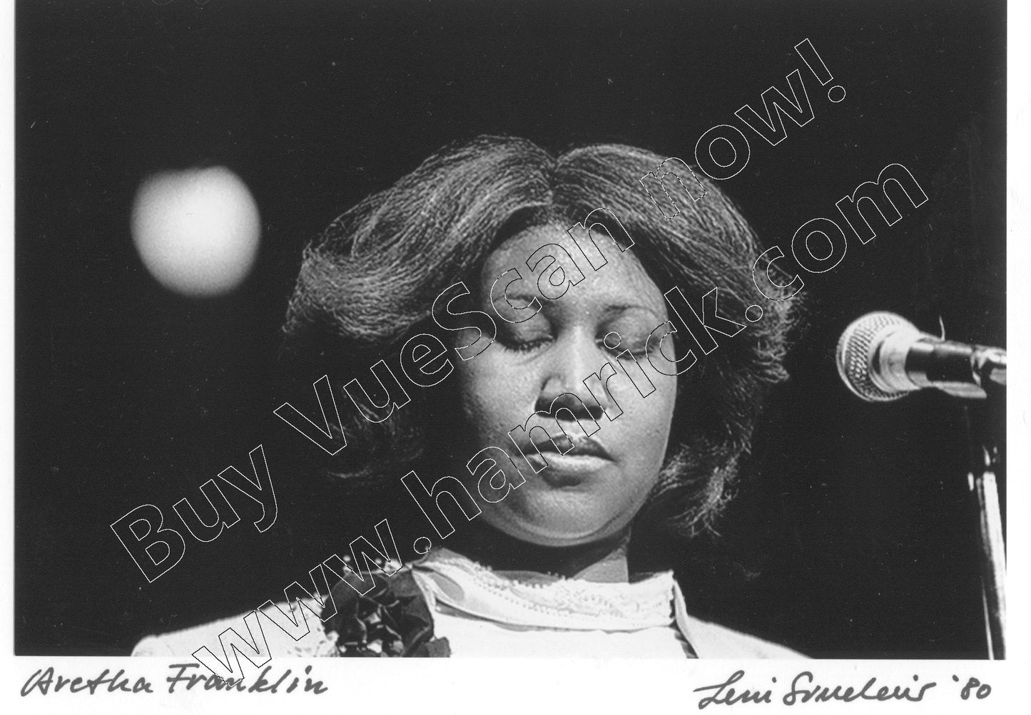 aretha franklin leni sinclair detroit greeting card