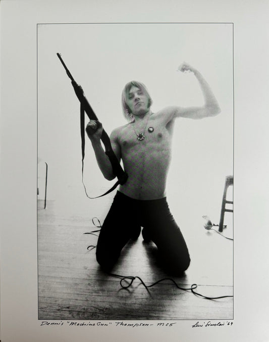 Dennis "Machine Gun" Thompson photo by Leni Sinclair