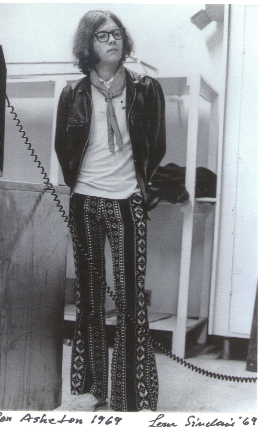 ron asheton leni sinclair photo