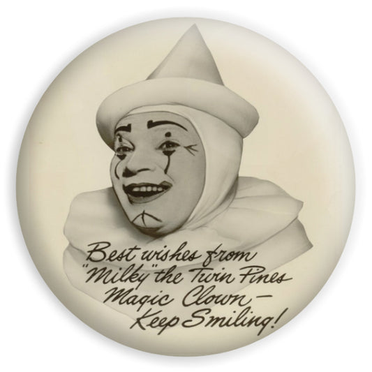 twin pines Milky The Clown Sticker